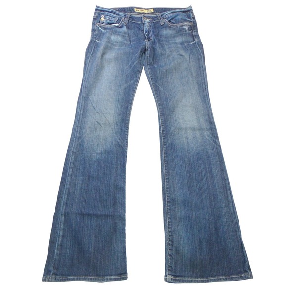 Big Star Denim - Big Star Y2K Sweet Ultra-Low Rise Bootcut Jeans Womens 29L Embellished Pocket